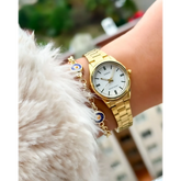 Casio Women's Watch Analog, White Dial Gold Stainless Steel Strap, LTP-V005G-7AUDF product image