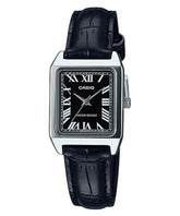 Casio men analog watch, black dial with comfortable strap, model CS-LTP-V007L-1BUDF, Bahrain