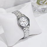 Casio Women's Watch Analog, Silver Dial Silver Stainless Steel Strap, LTP-V001D-7BUDF