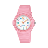 Casio Women's Analog Watch, White Dial With Pink Bio-based resin Band, LX-800H-4AVDF | Kewalrams Bahrain