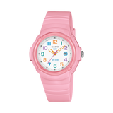 Casio Women's Analog Watch, White Dial With Pink Bio-based resin Band, LX-800H-4AVDF | Kewalrams Bahrain