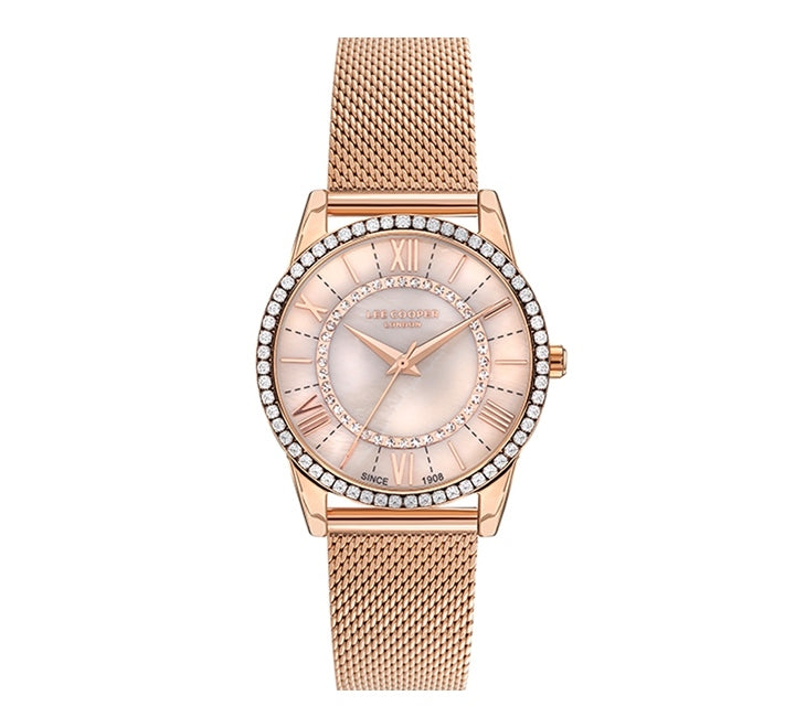 Lee Cooper LE-LC07436.410 gold dial women watch
