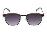 Fastrack Unisex Clubmaster Sunglasses, Grey Lens, UV protected, M264BK1