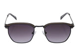 Fastrack Unisex Clubmaster Sunglasses, Grey Lens, UV protected, M264BK1