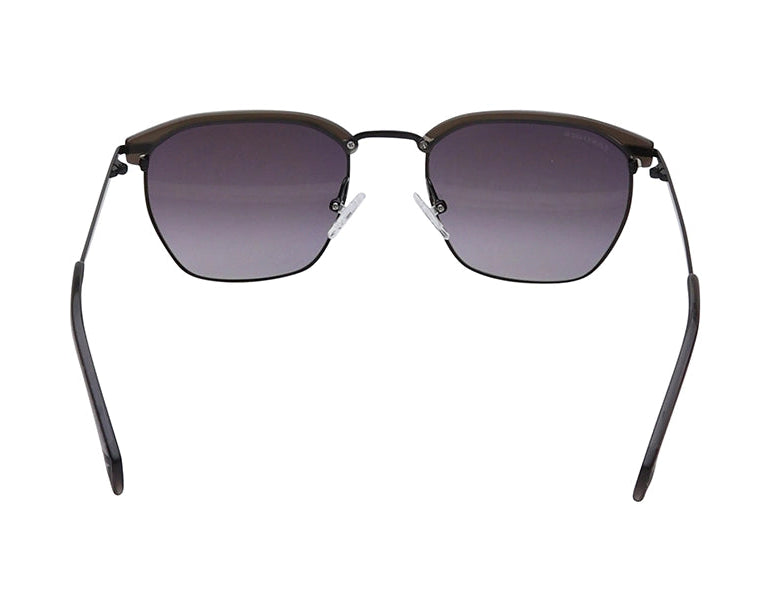 Fastrack Unisex Clubmaster Sunglasses, Grey Lens, UV protected, M264BK1 - image 4