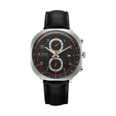 Titan Men's Classique Ibd Race Craft 2.0 Analog Watch Black Dial Leather Band, TI-10022SL02