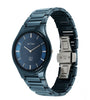 Titan Edge Ceramic Men's Watch Analog Atlantic Blue Dial with Blue Ceramic Band, 1696QC09
