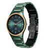 Titan Edge Ceramic Men's Watch Analog Green Dial with Green Ceramic Band, 1696KC10