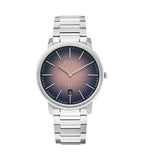 Titan Edge Meister Men's Analog Watch Quartz, Brown Dial with Stainless Steel Band, 10065TM01