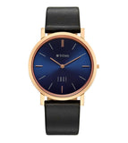 Titan Men's Analog Watch, Blue Dial with Leather Strap, 1595YL07