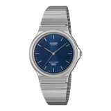 Casio MQ-24DA-2ADF Unisex Analog Watch Blue Sunray Dial with Silver Stainless Steel Band