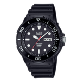 Casio Men's Watch Analog Black Dial with Black Resin Strap, MRW-230H-1E1VDF