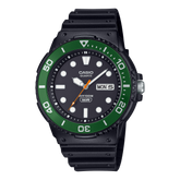 Casio Men's Watch Analog Black Dial with Black Resin Strap, MRW-230H-1E3VDF