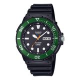 Casio Men's Watch Analog Black Dial with Black Resin Strap, MRW-230H-1E3VDF