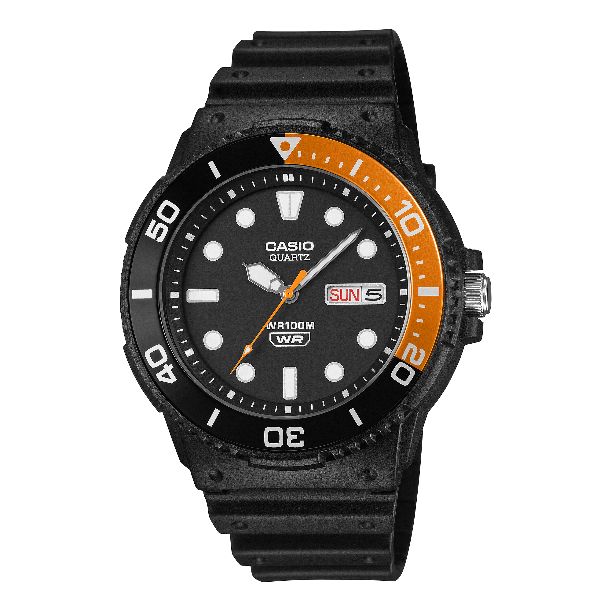 Casio Men's Analog Watch, Black Dial With Resin Band, MRW-230H-1E4VDF - product image