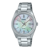Casio Men's Watch Analog Multicolor Dial With Silver Stainless Steel Band, MTP-1302DS-7AVDF