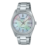 Casio Men's Watch Analog Multicolor Dial With Silver Stainless Steel Band, MTP-1302DS-7AVDF