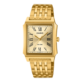 Casio Men's Analog Watch, Champagne Dial With Gold Stainless Steel Band, MTP-B190G-9BVDF | Kewalrams Bahrain