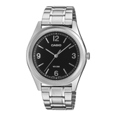 Casio Men's Analog Watch, Black Dial With Stainless Steel Band, MTP-B210D-1AVDF - product image