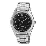 Casio Men's Analog Watch, Black Dial With Stainless Steel Band, MTP-B210D-1AVDF - product image