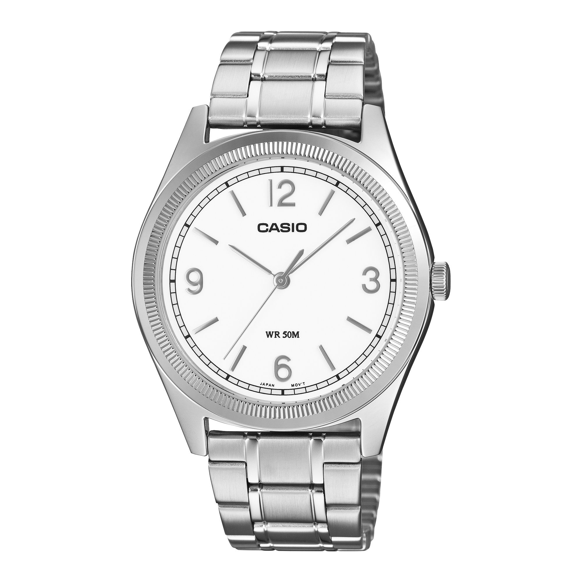 Casio Men's Analog Watch, Silver Dial With Stainless Steel Band, MTP-B210D-7AVDF - product image