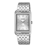 Casio Men's Analog Watch, White Dial With Silver Stainless Steel Band, MTP-B215D-7AVDF | Kewalrams Bahrain