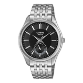 Casio Men's Analog Watch, Black Dial With Silver Stainless Steel Band, MTP-B315D-1AVDF | Kewalrams Bahrain