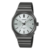 Casio Men's Watch Digital Dial Silver Dial with Grey Stainless Steel Band, MTP-E735B-7AVDF