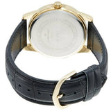 Casio Men's Watch Analog, Black Dial Black Leather Strap, MTP-V001GL-7BUD