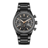 Lee Cooper Men's Watch Analog Black Dial with Black Stainless Steel Band, LC08174.650