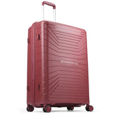 Carlton Carnival Plus 76cm Maroon 8 Wheel Hard Top Trolley, CARNIVALPLUS76MRN