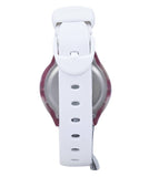 Casio Women's Watch Digital, Pink Dial White Resin Strap, LW-200-7AVDF product image