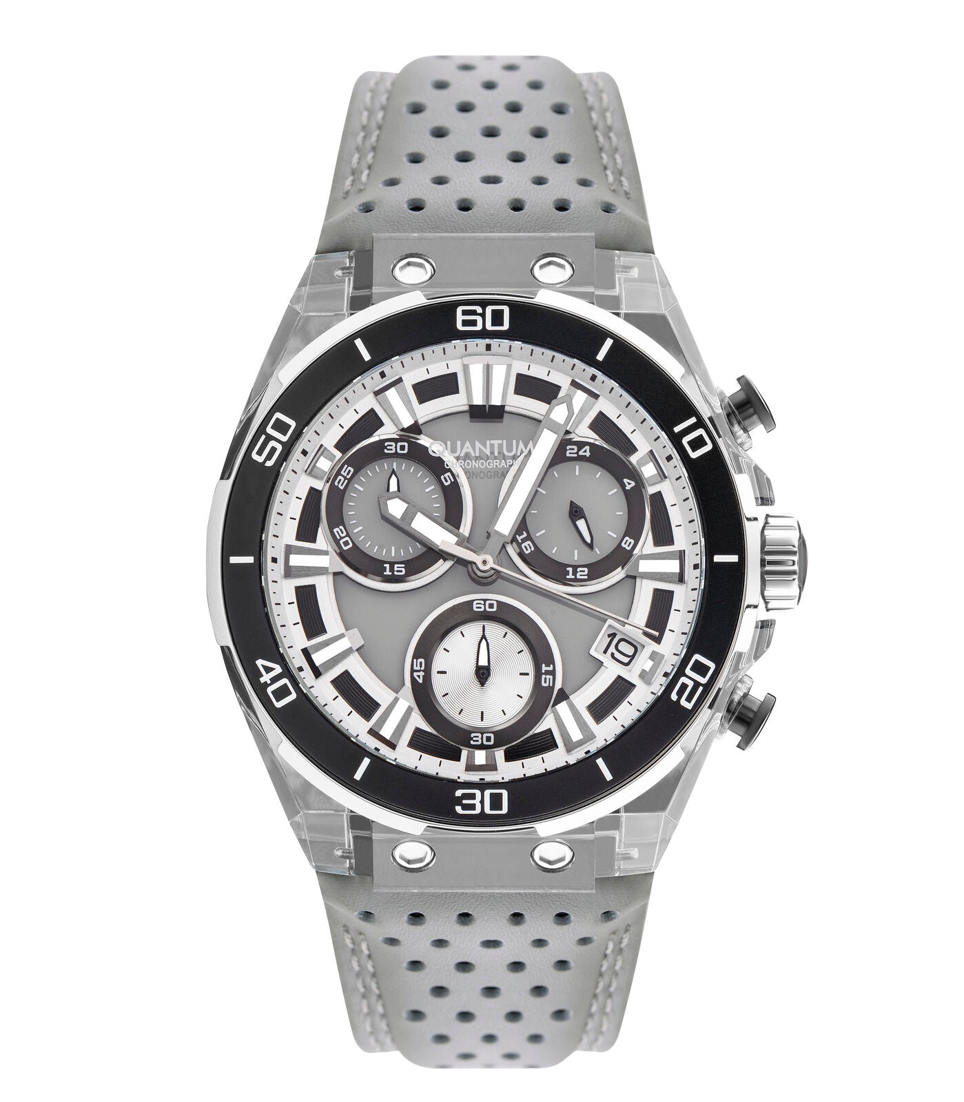 Quantum, Men's, Analog Watch, with Leather Band, QU-PWG1107.066