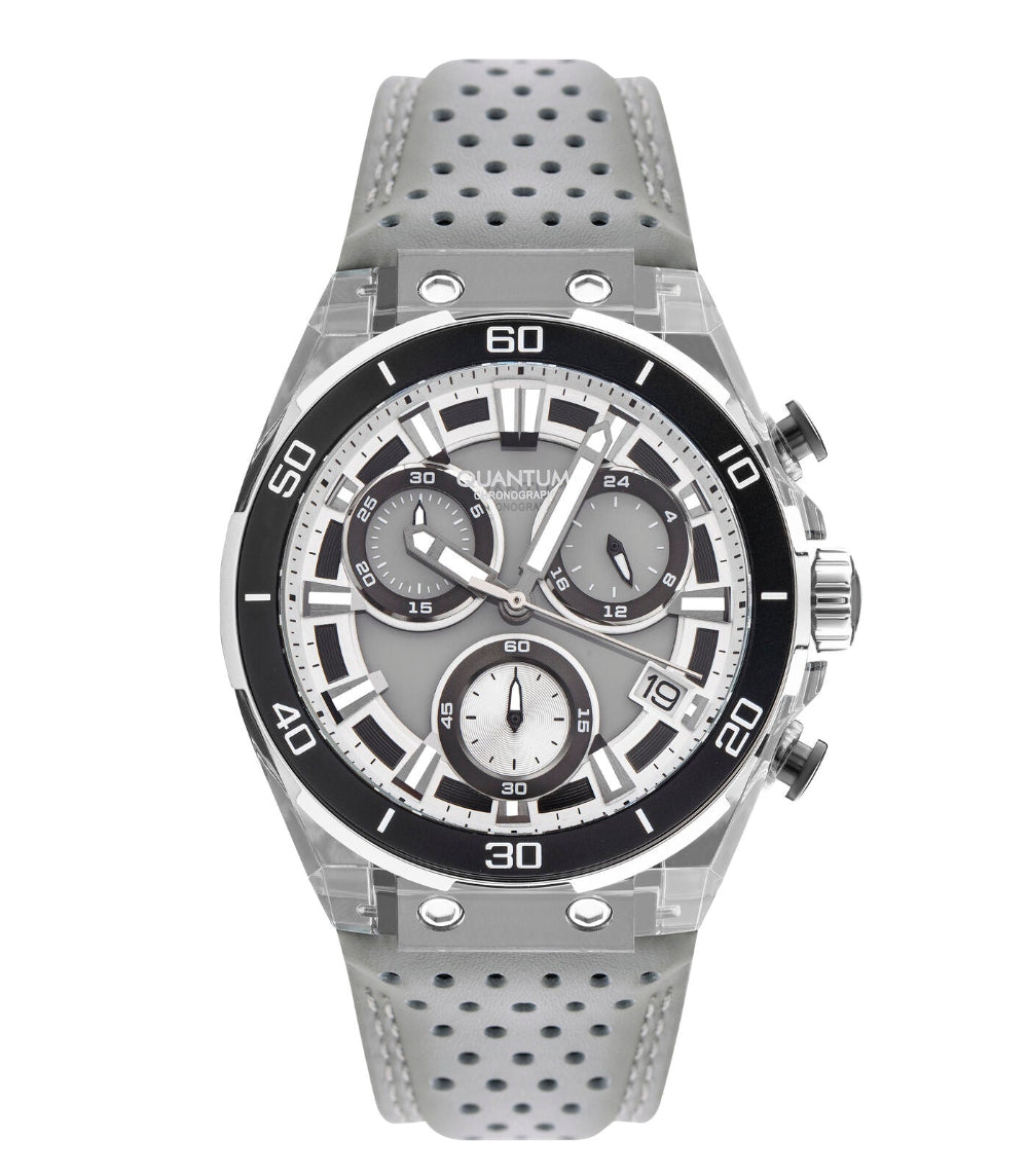 Quantum, Men's, Analog Watch, with Leather Band, QU-PWG1107.066