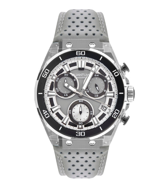 Quantum, Men's, Analog Watch, with Leather Band, QU-PWG1107.066