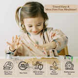 Milk It Baby Water Proof Sleeved Bib, Ocean Friends,MI-SBOF003