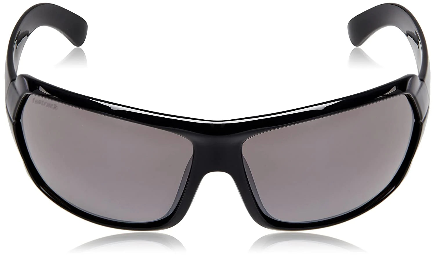 Fastrack Men's Round Sunglasses, Black Lens, UV protected, P190BK1