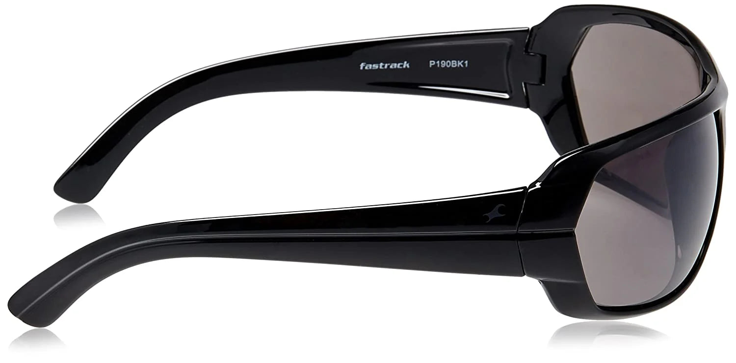 Fastrack Men's Round Sunglasses, Black Lens, UV protected, P190BK1 - image 3