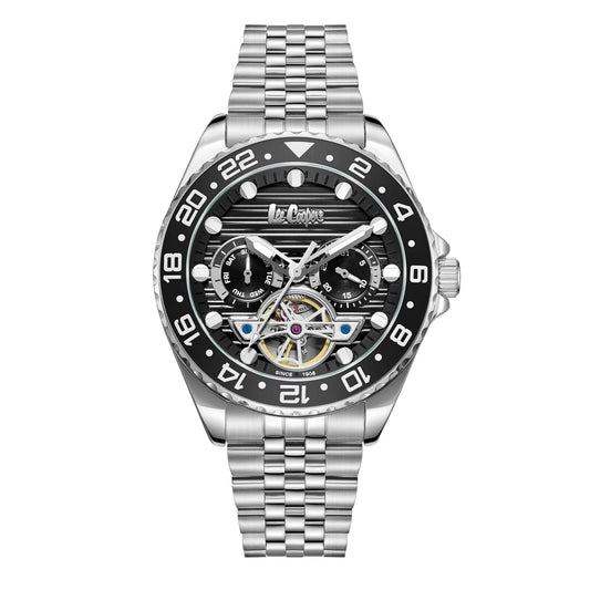 Lee Cooper, Men's, Analog Watch, Black Dial, with Stainless Steel Band, LE-LC08192.350