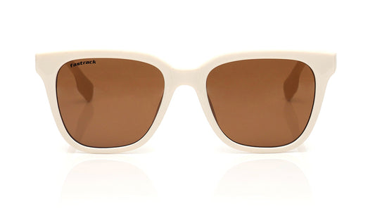 Fastrack Women's Sunglasses, Brown Lens, Polarised and UV protected, P528BR3V