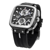 Quantum, Men's, Analog Watch, Black Dial, with Silicone Band, QU-PWG1014.351
