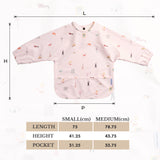 Milk It Baby Water Proof Sleeved Bib, Paris City, MI-SBPA008S