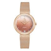 Beverly Hills Polo Club Women's Watch Analog Rose Gold Dial with Rose Gold Mesh Band, BP3760X.440