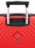 VIP Quad 65cm, 8 Wheel Hardcase Trolley ,Red, QUAD8W65RED