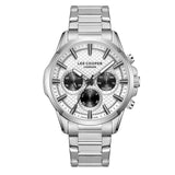 Lee Cooper, Men's, Analog Watch, Silver Dial, with Stainless Steel Band, LE-LC08049.360