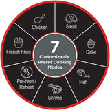 Black+Decker, 5.5L Digital Air Fryer 1500W, AF5539