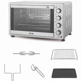 Zen 63 L Double Glass Toaster Oven with Convection & Rotisserie, ZTRO63SS