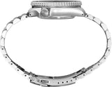 Seiko 5 Sports Men's Automatic GMT Watch, Black Dial Steel Bracelet, SSK001K