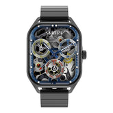 Slazenger Elysium Plus Unisex Smart Watch with Black Silicone Strap, SL.09.2446.5.01