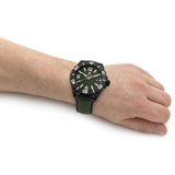 Swiss Military Hanowa Men's Analog Watch Green Dial with Green Leather Strap, SMWGB0000251